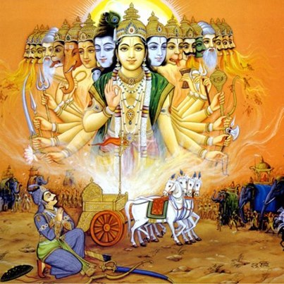 Yogic understanding of 'paradox' explained in 'Bhagavad Gita' through Krishna and Arjuna